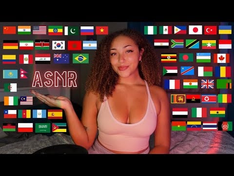 ASMR | Clicky Whispers For EVERY COUNTRY In The WORLD! 🌎✨♥️ (Part 1)