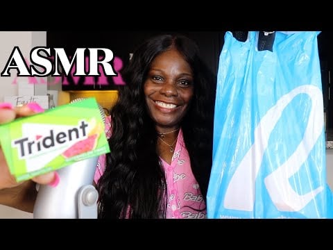 Cute Little Rainbow Haul ASMR Chewing Gum.