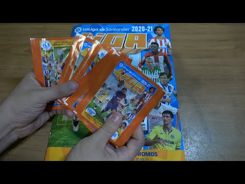 ASMR EN ESPAÑOL - APERTURA DE CROMOS DE LA LIGA #4