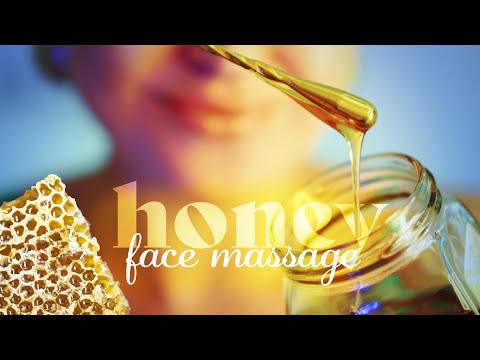 ASMR ~ Honey Face Massage ~ Layered Sounds, Personal Attention, Skincare