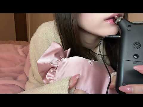 【ASMR】tascamで耳かき＆tascamを食べる音