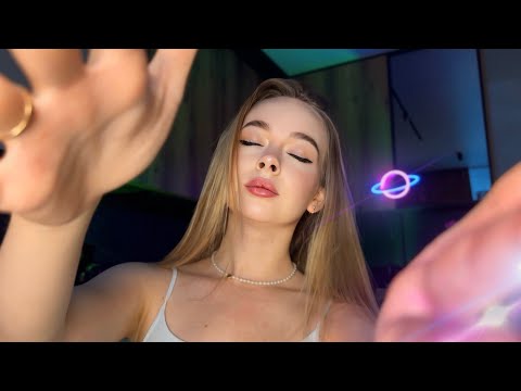 Reiki ASMR for sleep 💤 cleansing session with fire, smoke and hand movements 💫