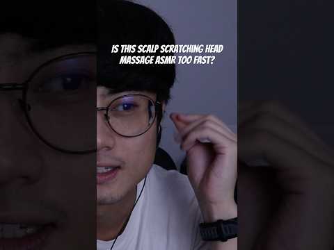 Crazy FAST & AGGRESSIVE scalp scratching head massage!