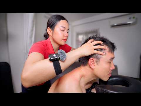 ASMR 🔥 Head, Neck & Shoulder Massage for REAL Sleep