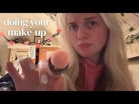 ASMR FAST & AGGRESSIVE MAKEUP APPLICATION!