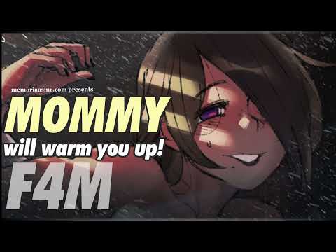 Mommy GF Will Warm You Up On a Cold Winter's Night! — ASMR [F4M][3DIO]