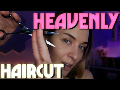 Binaural ASMR Haircut Experience ✨ Just Sounds – Scissors, Foam, Brushing
