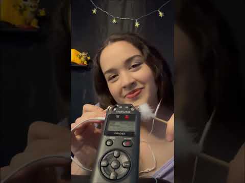 ASMR limpando seu ouvido | tascam ASMR