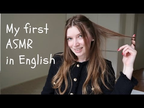 My First ASMR in English 🇬🇧 Meditation & Relaxation