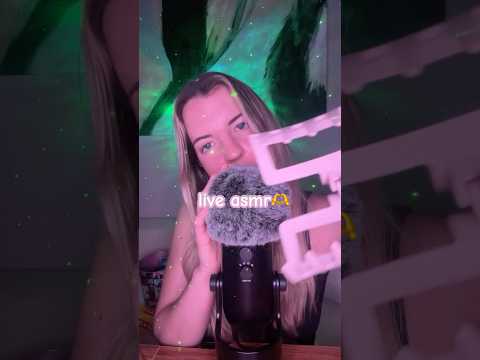 did i see you at tonight’s live??? *livestream highlight* #asmr #livestream #live