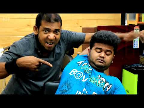 Legend asim barber head and leg massage with legendary crack and Indian tok sen therapy | ASMR