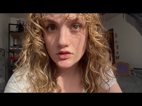 feeling ugly (grwm)… ASMR Positive Affirmations for when u feel like ur face card is declining