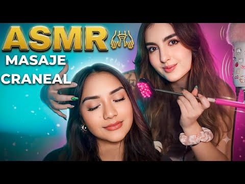 ASMR MASAJE CRANEAL Real Para DORMIR Profundo 💤 😴 con @Mariadlasmrll 