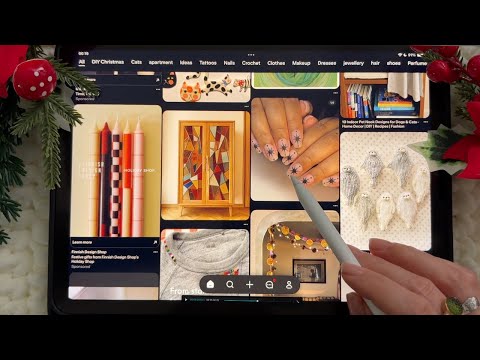 ASMR Let's Peruse Pinterest Together on the iPad ✨ (so cozy)