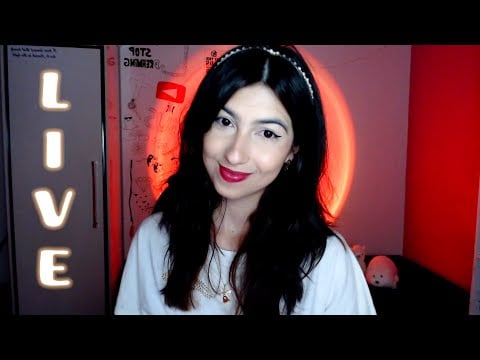 ASMR Não faço live desde o ano passado 😳| Bora relaxar e dormir bem 💖