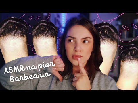 ❤️ ASMR NA PIOR BARBEARIA DO MUNDOOOOO - Mori Yumi