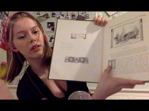 Asmr- flipping through an old book