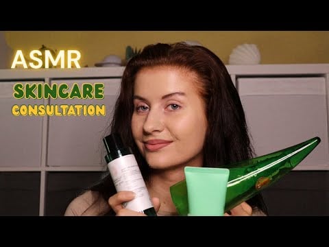 ASMR Skincare Consultation Roleplay (soft spoken) show & tell