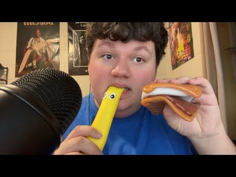 Chewing On Taba Squishies!! ❤️✨ LOTS Of Mouth Sounds