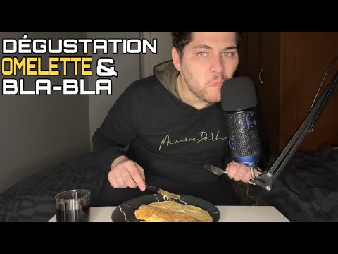 ASMR Français : DÉGUSTATION OMELETTE & BLA-BLA