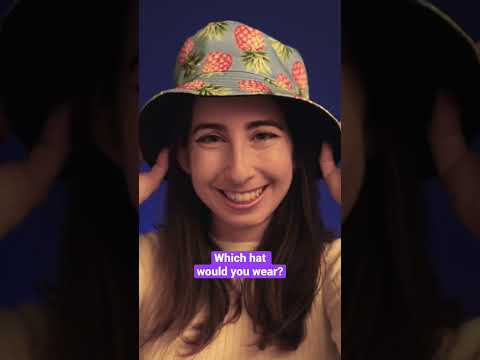 Which hat would you choose? #asmr #shorts #tingles