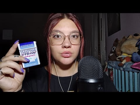 GUM CHEWING at 100% SENSITIVITY (Intense Mouth Sounds, Hand Movements) 😴💜 | ASMR ITA