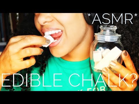 ASMR Edible Chalk | EXTREME CRUNCH | No Talking [TINGLES]