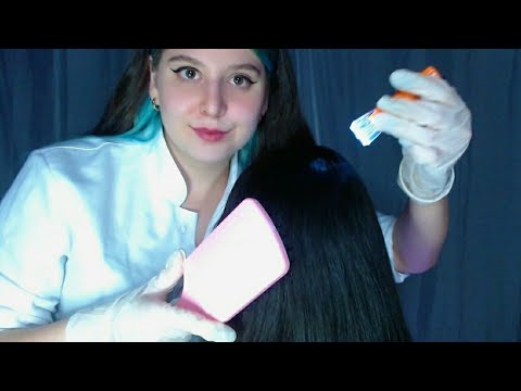 ASMR l TRATAMENTO CAPILAR (EXAMINANDO E DIAGNOSTICANDO)