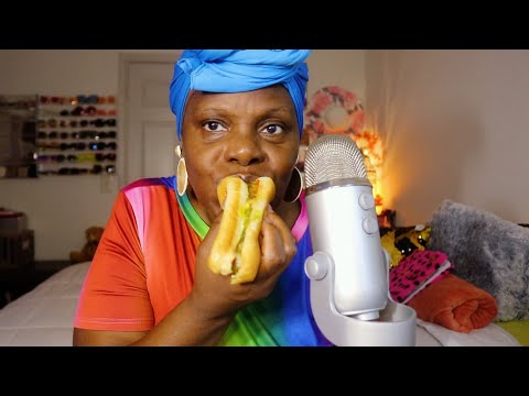Trying Sonic's All American Hotdog ASMR Eating Sounds