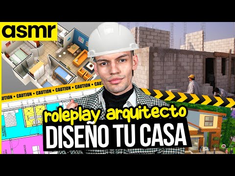 ASMR ROLEPLAY en ESPAÑOL ARQUITECTO DISEÑA TU CASA para DORMIR