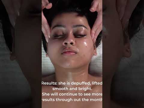 Glow Up Secrets: Infinite Aura & Gold Roller Facial Magic! #shorts
