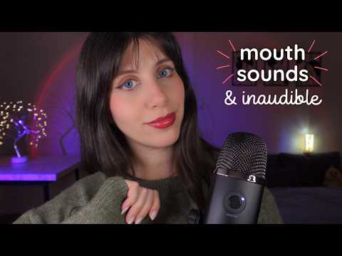 ASMR • Deep Sleep with TINGLY Mouth Sounds and Inaudible
