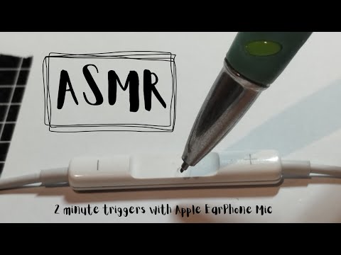 Lofi ASMRㅣ2 minutesㅣ Apple earphone mic 😴 ~(˘▾˘~)