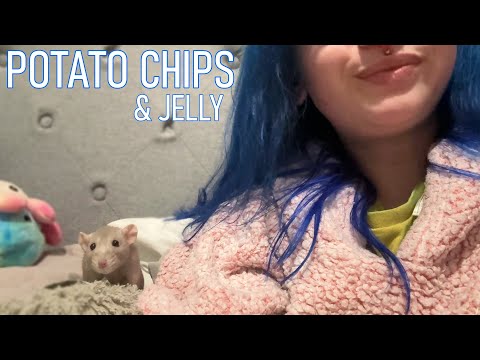 ASMR Eating Potato Chips With Jelly 🐀 (EATING SOUNDS)