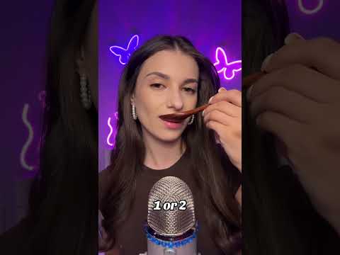 1 or 2. #asmr #tingles #mouthwhisper #relax #visualtingle #challenge