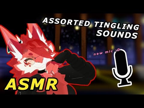 [FURRY ASMR] Personal fav sounds to Eep (Finger Flutters, Soft Mouth Sounds & Gentle Fuzzy Touches)