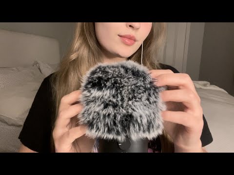 FREE CUSTOM ASMR GIVEAWAY | Fluffy Mic Scratching w/ Hand Movements & Hair Raking | Marci's CV