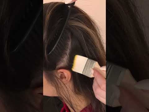 asmr scalp attention on a real person