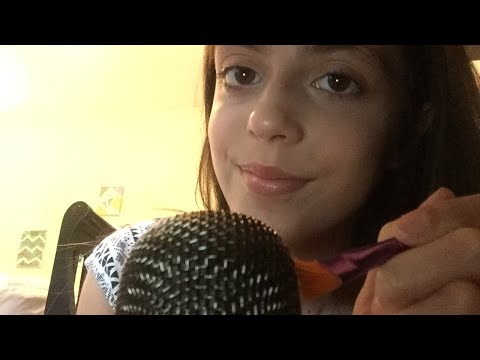 ASMR| 100 mic brushing strokes! 100 subscriber special 🥳