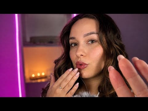 Cozy Fluffy Mic ASMR 🤍 Soft Mouth Sounds & Hand Movements (No Talking)