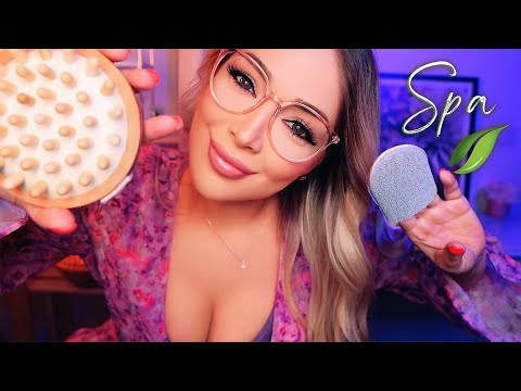 ASMR Unprofessional Spa 😳 Face Cleaning & Massage, Personal Attention, Super Realistic