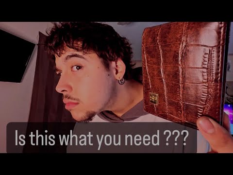 ASMR |  THE WALLET  [ Wet & Dry GRIPPING ]