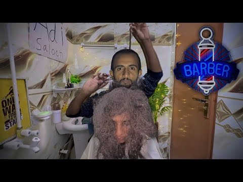 [ASMR]17-Year-Old Homeless Boy’s First HaircutTransformation"