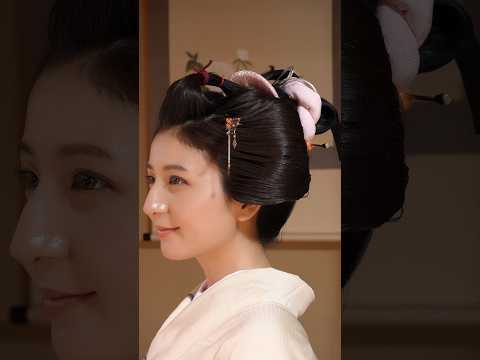 結髪師さんの美しき髪結い#asmr