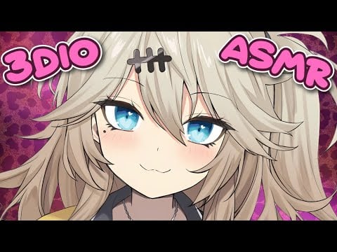 【ASMR 3DIO 耳元囁き】Brushing your hair 💗