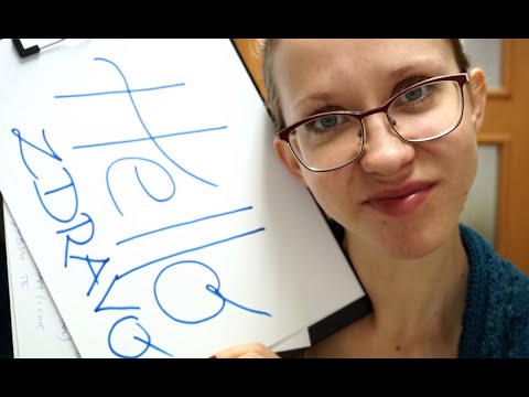 °ASMR° Teaching You to speak Slovenian ~ Basics