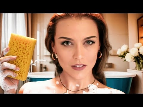 I've Been Scrubbing This Sponge for 14 Minutes and I Just Can’t STOP 💦🧽 ASMR