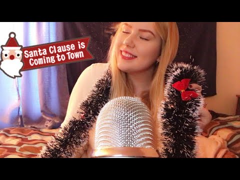 PLAYING WITH CHRISTMAS GARLAND *15 Days Of ASMR*