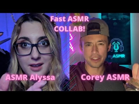 ASMR Alysaa X Corey ASMR Collab | Fast, Unpredictable, Random, Tingly ASMR