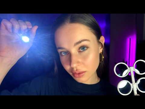ASMR Late Night Cranial Nerve Exam 🌙 | Private Doctor Roleplay